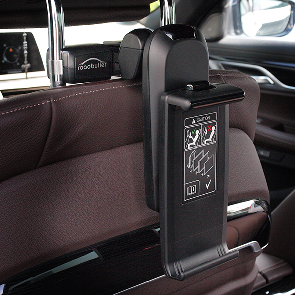 Xergur 2-in-1 Auto-Lenkrad-Tablett/Rücksitz-Kopfstützen-Ablage zum